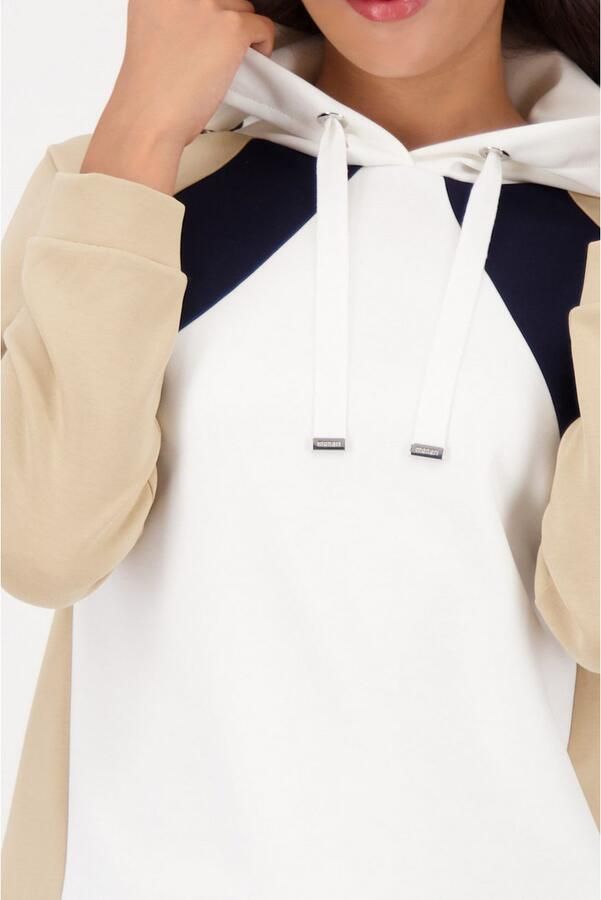 Monari Hoodie Sweatshirt colorblock Regular fit met ronde hals - Foto 2