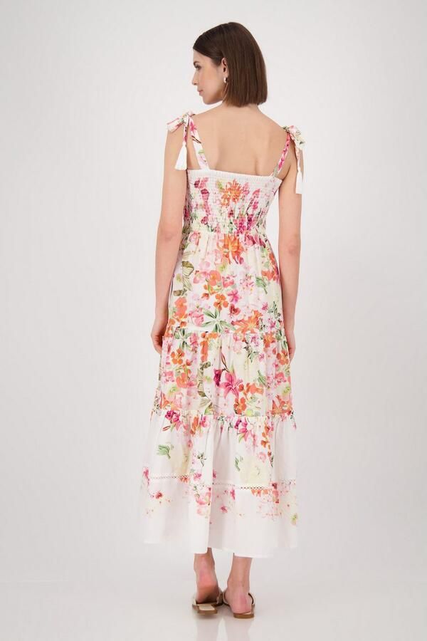 Monari Maxi-jurk met bloe print