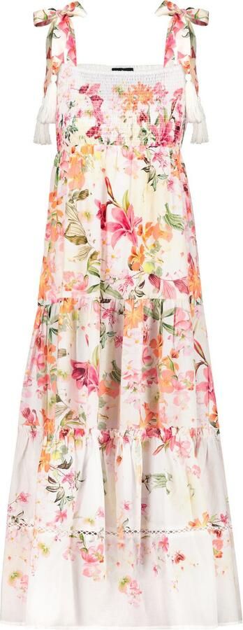 Monari Maxi-jurk met bloe print - Foto 5