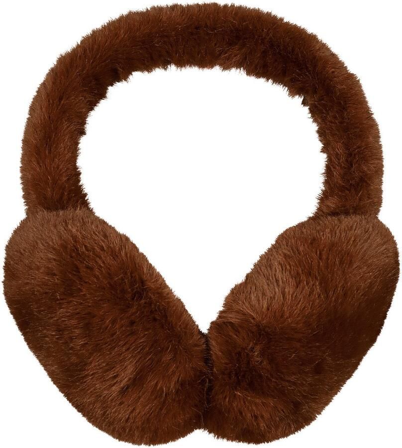 Monari Oorwarmers Regular fit met imitatiebont - Foto 6