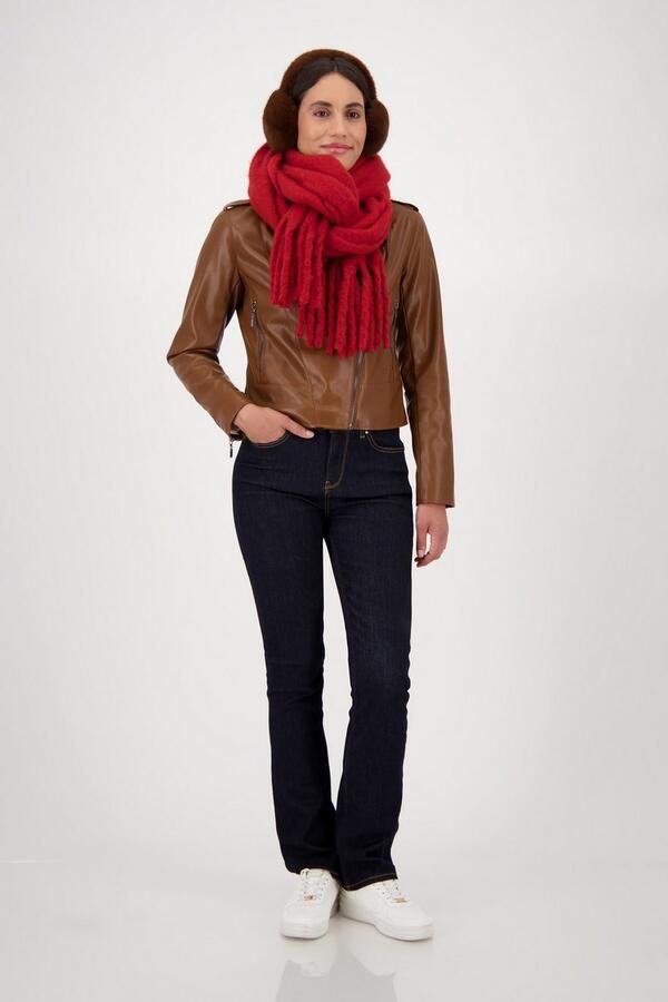 Monari Oorwarmers Regular fit met imitatiebont - Foto 5