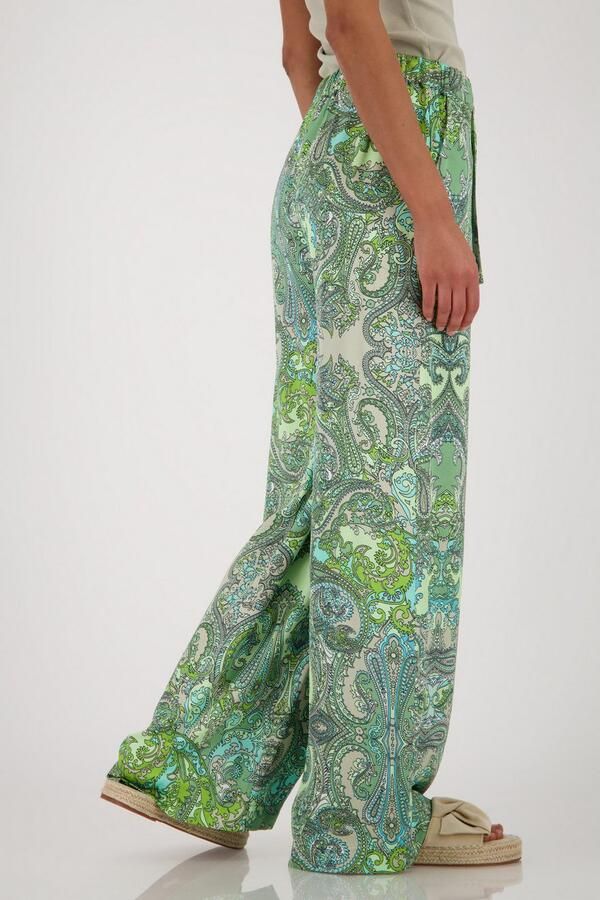 Monari Palazzobroek met paisley patroon - Foto 3