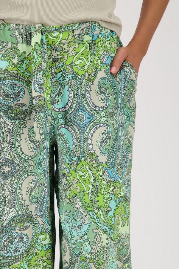 Monari Palazzobroek met paisley patroon