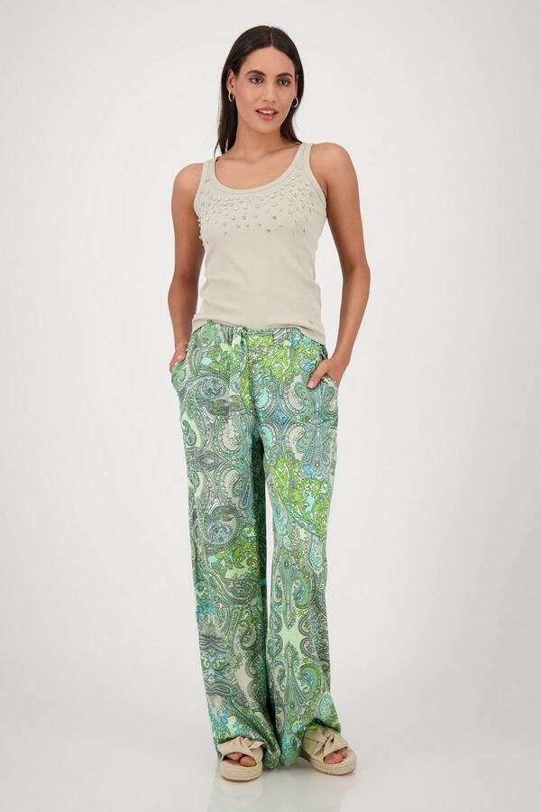 Monari Palazzobroek met paisley patroon - Foto 4