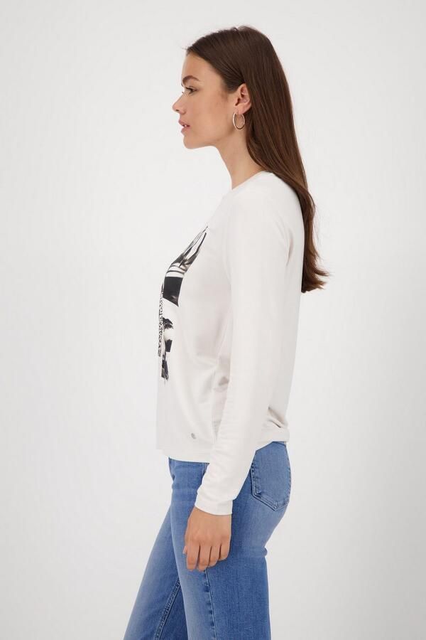 Monari Shirt met lange mouwen Shirt Collage Met een ronde hals - Foto 3