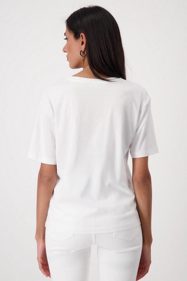 Monari Shirt met ronde hals met bloe print - Foto 4