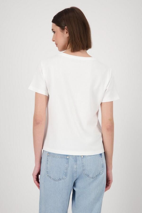 Monari Shirt met ronde hals met frontprint en glitterstuds - Foto 4