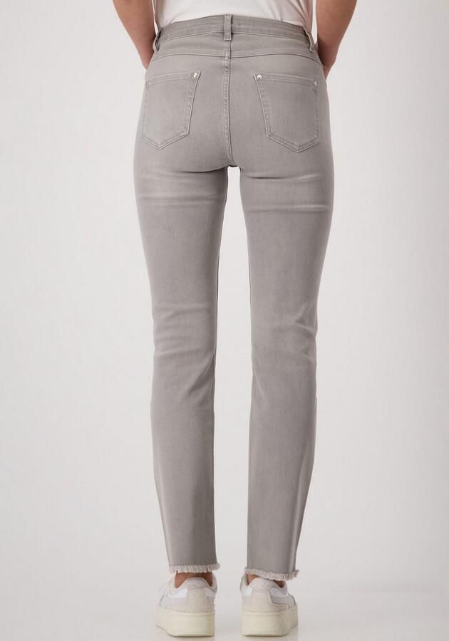 Monari Skinnybroek met glitterstuds - Foto 2