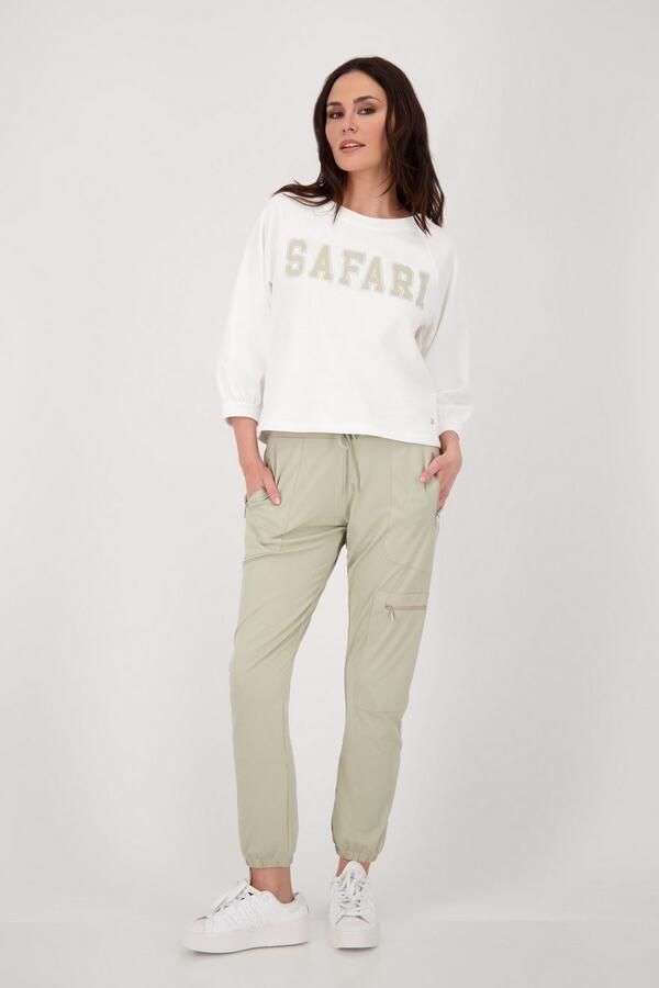 Monari Sweatshirt met belettering - Foto 4