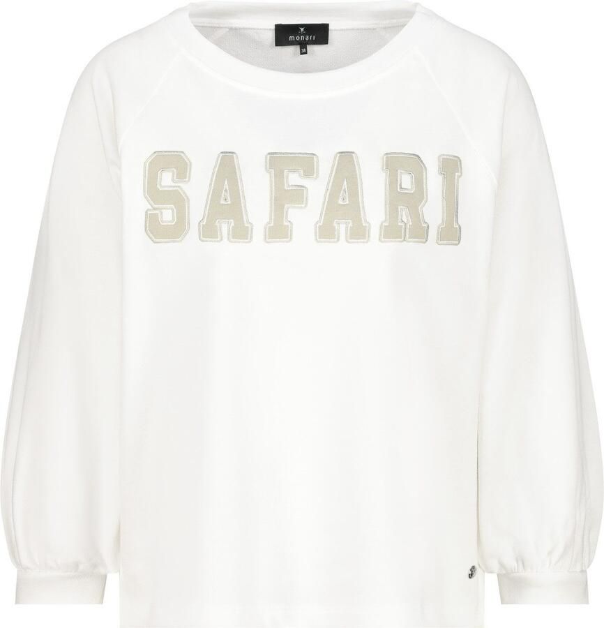 Monari Sweatshirt met belettering