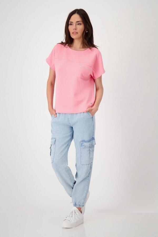 Monari Sweatshirt met glitterzak - Foto 5