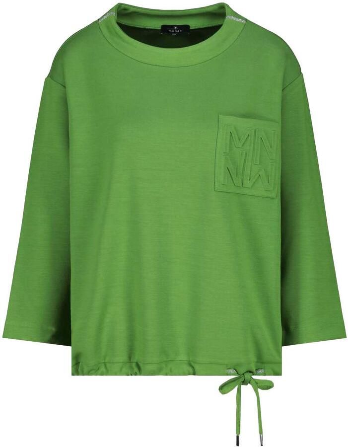 Monari Sweatshirt met opgestikte decoratieve zak - Foto 1