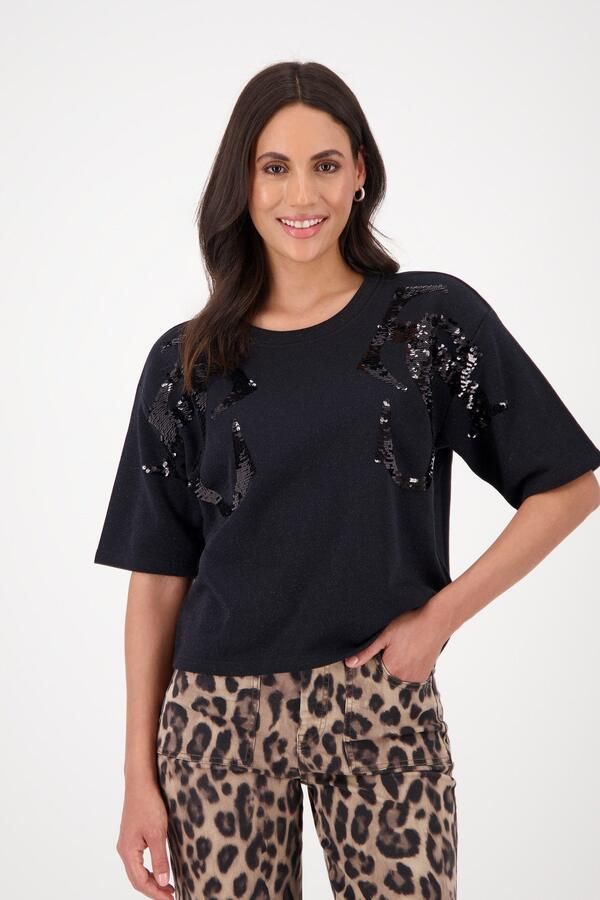 Monari Sweatshirt met pailletten - Foto 6