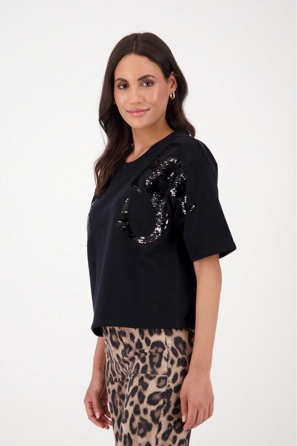 Monari Sweatshirt met pailletten - Foto 2