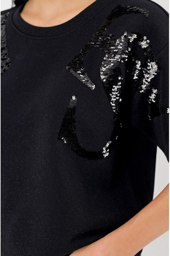 Monari Sweatshirt met pailletten - Foto 5