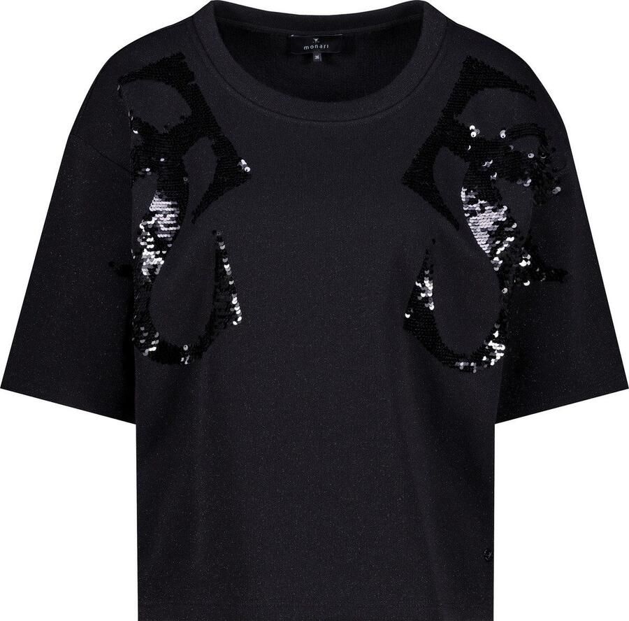 Monari Sweatshirt met pailletten