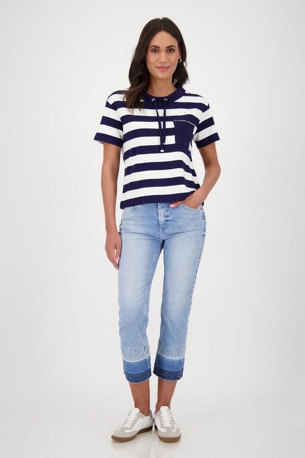 Monari Sweatshirt met strepen - Foto 5