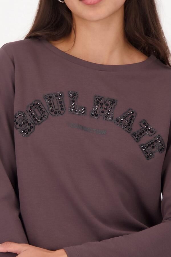 Monari Sweatshirt Regular fit met ronde hals - Foto 3