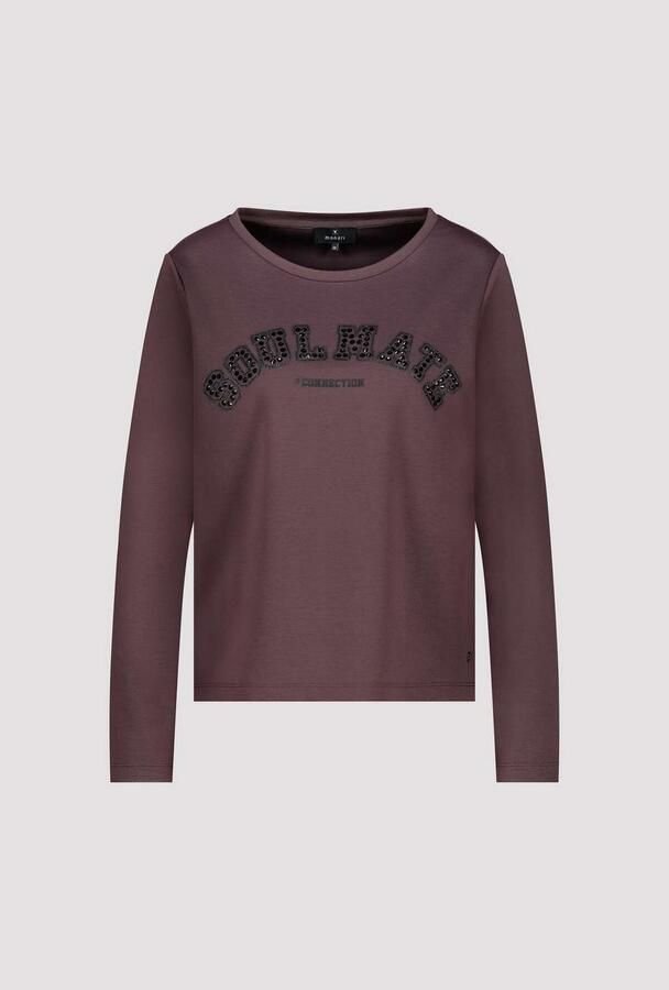 Monari Sweatshirt Regular fit met ronde hals