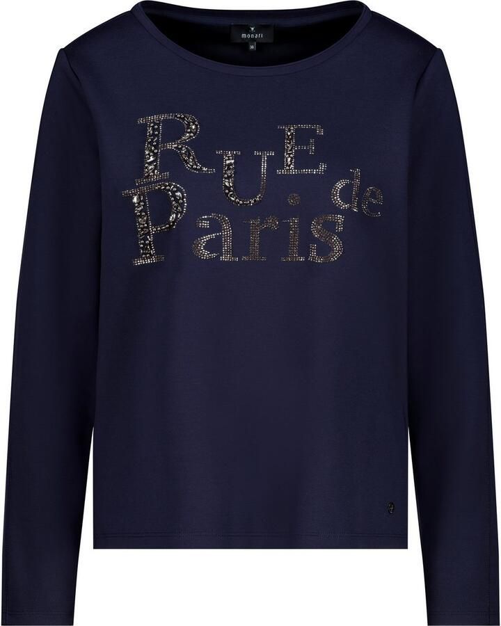 Monari Sweatshirt sieraden schrift