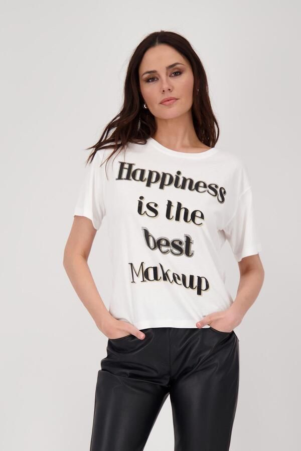 Monari T-shirt Happiness Met een ronde hals - Foto 8