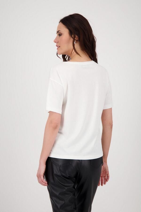 Monari T-shirt Happiness Met een ronde hals - Foto 4
