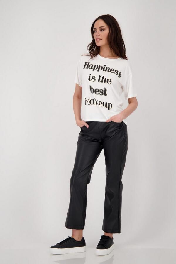 Monari T-shirt Happiness Met een ronde hals - Foto 6