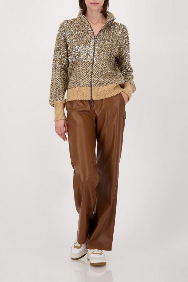 Monari Vest Regular fit met staande kraag - Foto 5