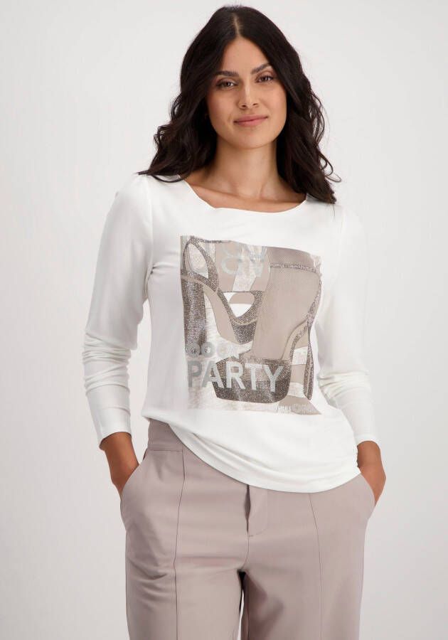 Monari Shirt met lange mouwen met print