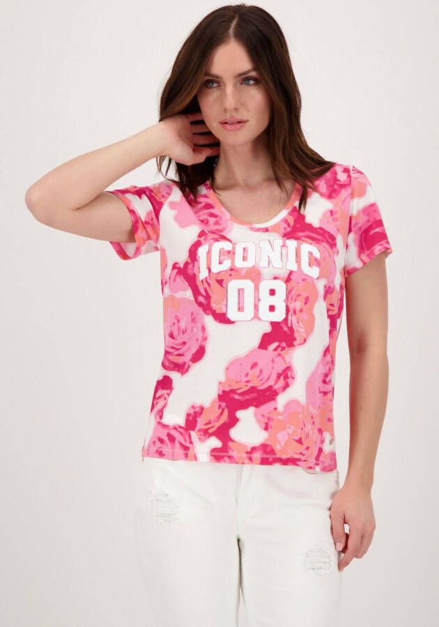 Monari shirt 407455 442 Roze Dames