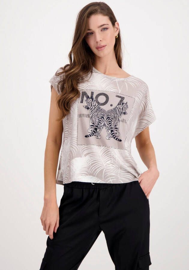 Monari T-Shirts Beige Dames