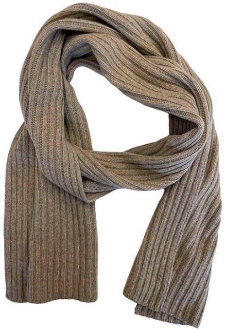 MONTI Gebreide sjaal Klassieke ribbrei