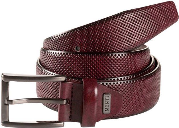 MONTI Synthetische riem Dublin 3 5 cm breed klassiek-business inkortbaar tot