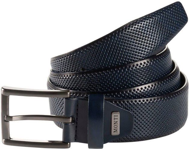MONTI Synthetische riem Dublin 3 5 cm breed klassiek-business inkortbaar tot