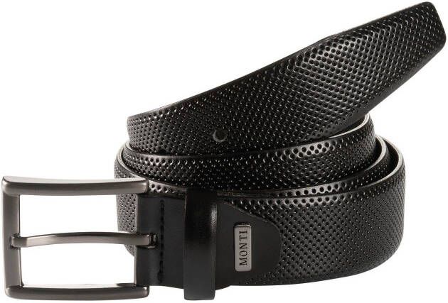 MONTI Synthetische riem Dublin 3 5 cm breed klassiek-business inkortbaar tot