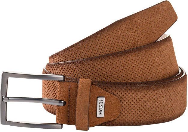MONTI Synthetische riem Valencia 3 5 cm breed klassiek-business inkortbaar