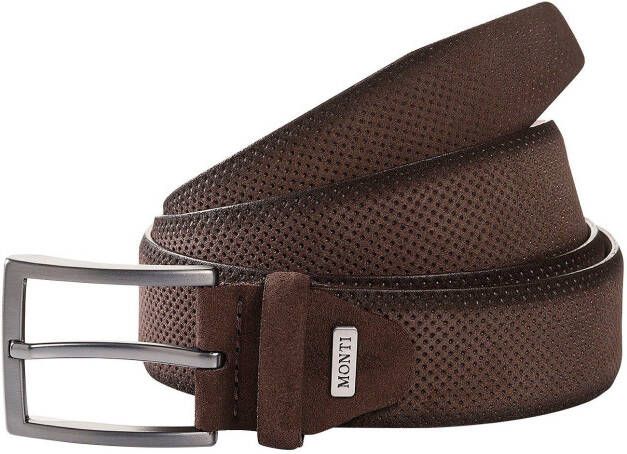 MONTI Synthetische riem Valencia 3 5 cm breed klassiek-business inkortbaar