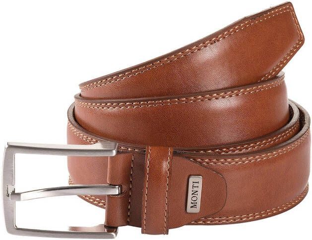 MONTI Synthetische riem Wenen 3 5 cm breed klassiek-business inkortbaar tot cm