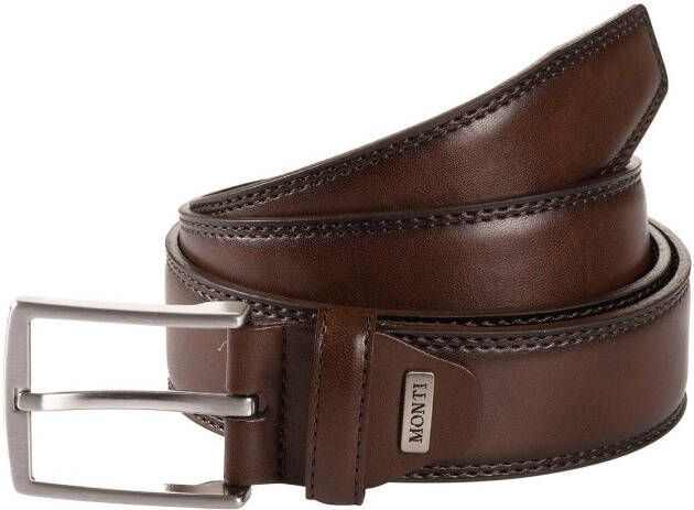 MONTI Synthetische riem Wenen 3 5 cm breed klassiek-business inkortbaar tot cm
