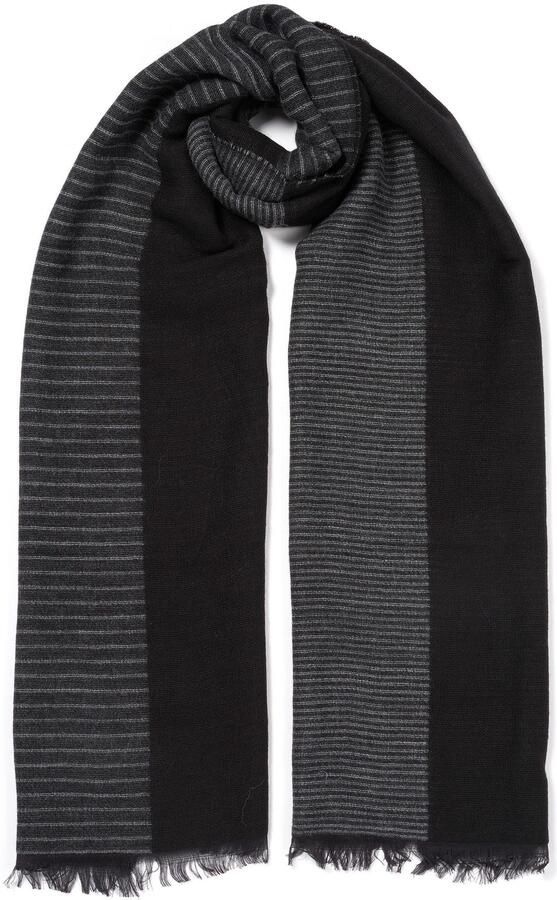 MONTI Gebreide sjaal van hoogwaardige materiaalcombinatie modieuze sjaal maximaal draagcomfort - Foto 2