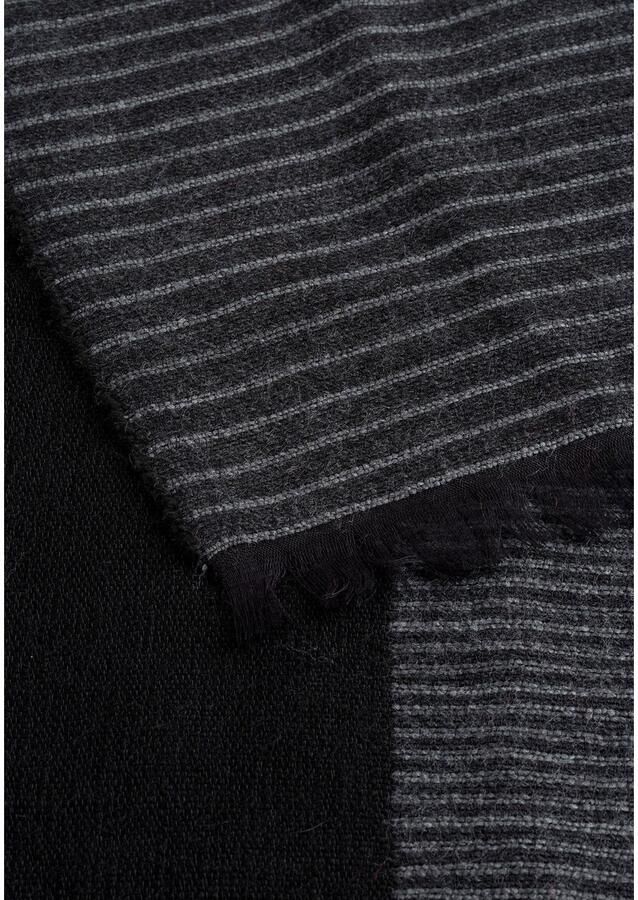 MONTI Gebreide sjaal van hoogwaardige materiaalcombinatie modieuze sjaal maximaal draagcomfort