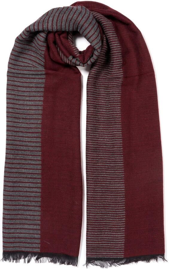 MONTI Gebreide sjaal van hoogwaardige materiaalcombinatie modieuze sjaal maximaal draagcomfort - Foto 2