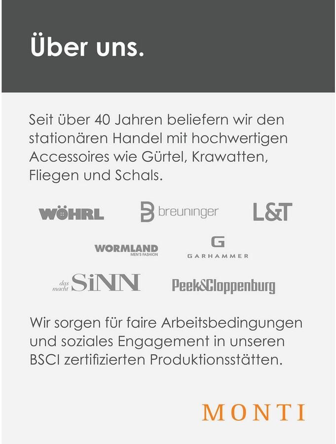 MONTI Leren riem 3 5 cm breed klassiek-business automatische sluiting past altijd - Foto 2