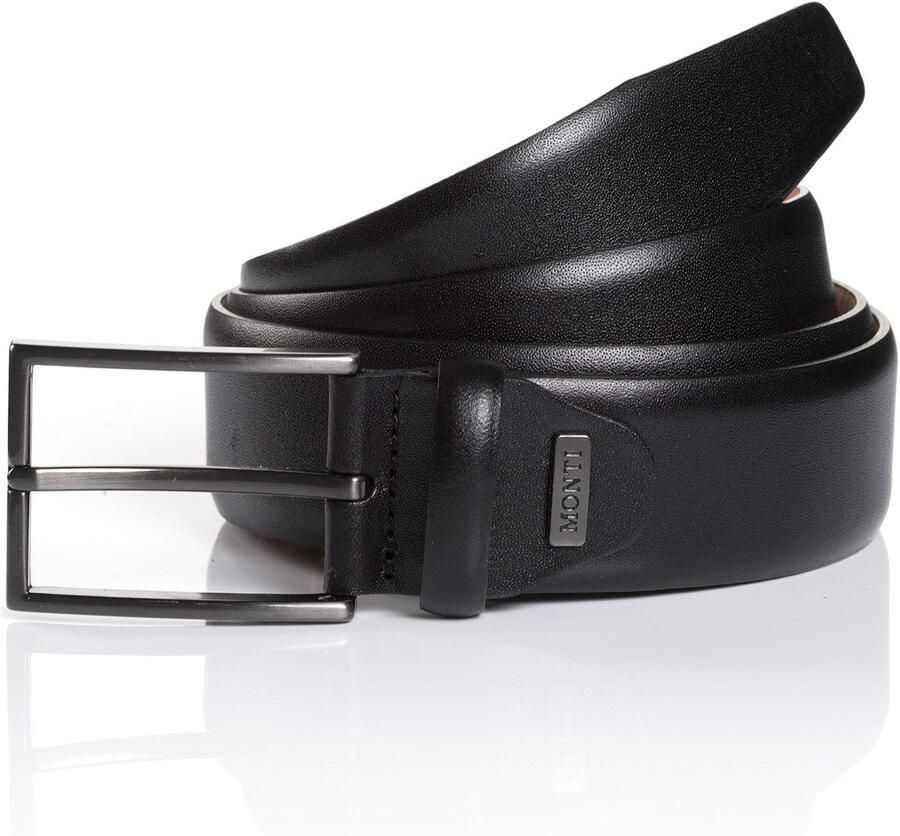 MONTI Leren riem Bordeaux - Foto 5