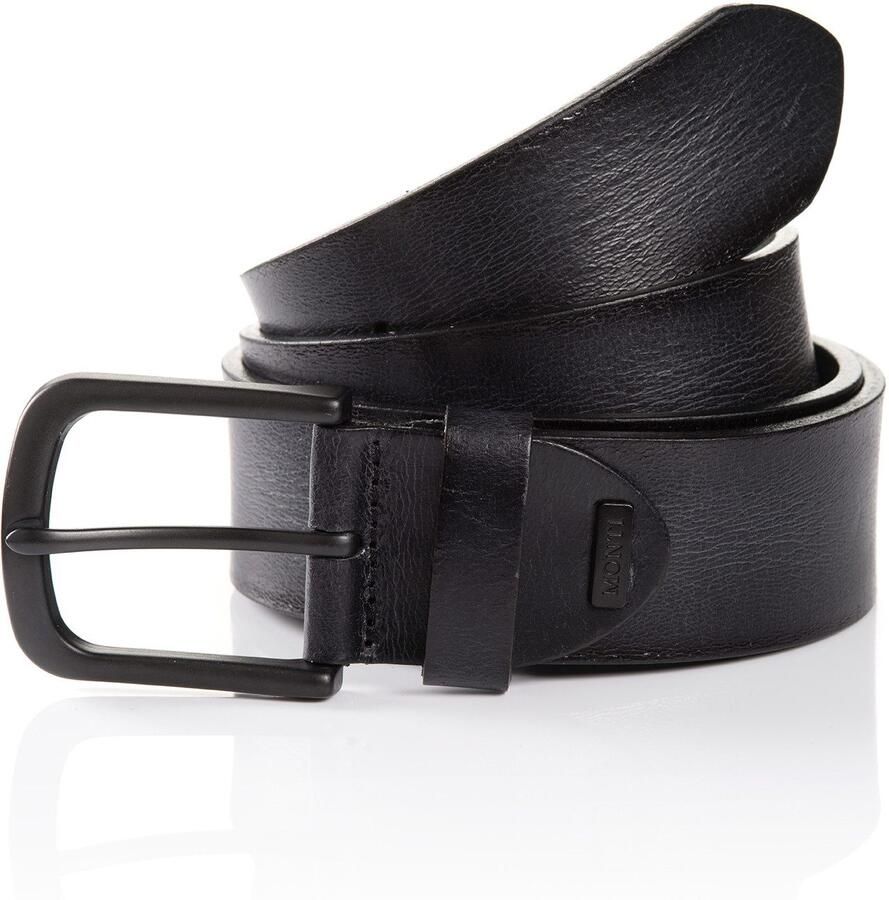 MONTI Leren riem Dallas met sterk contrast