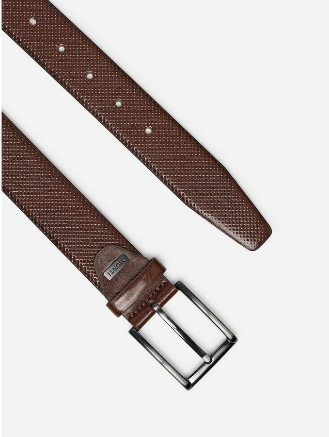 MONTI Leren riem Dublin met gaatjes-structuur - Foto 2