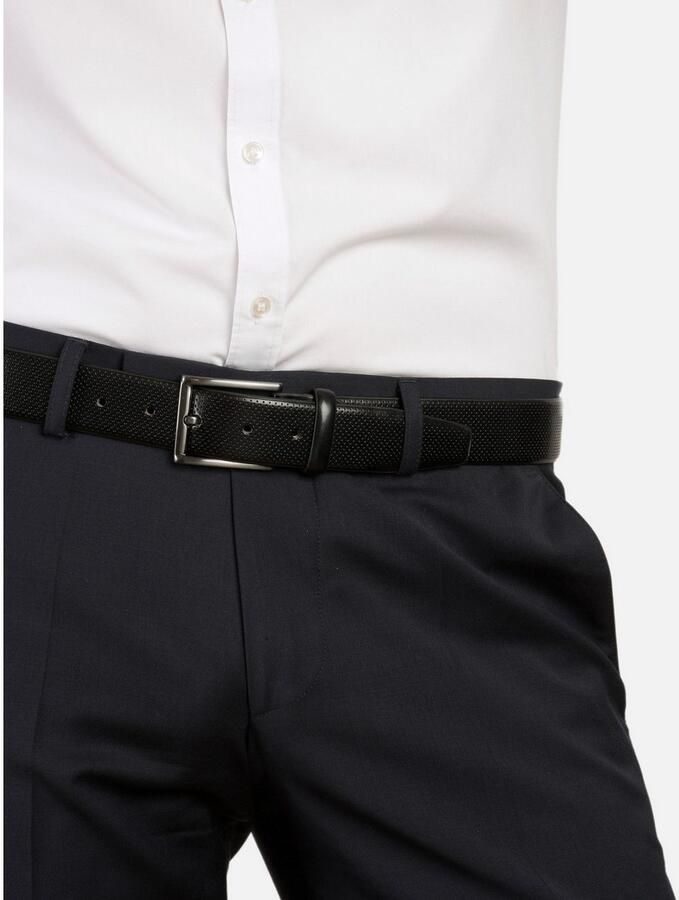 MONTI Synthetische riem Dublin 3 5 cm breed klassiek-business inkortbaar tot - Foto 3