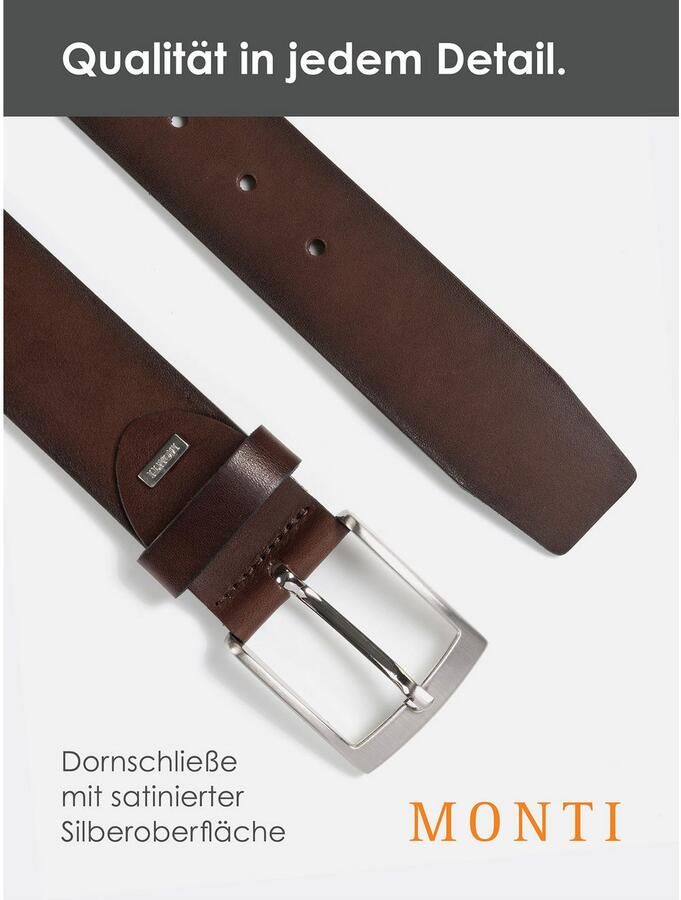 MONTI Leren riem TUSTON - Foto 2