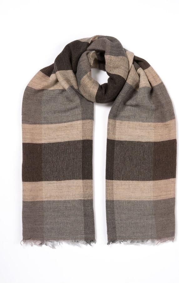 MONTI Modieuze sjaal in een geruit design - Foto 2