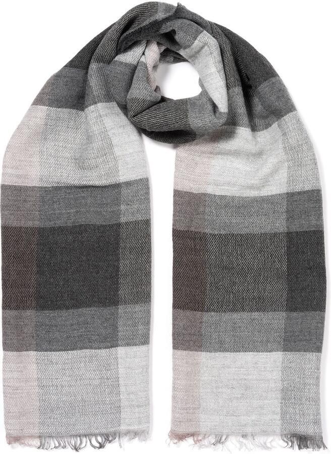 MONTI Modieuze sjaal in een geruit design - Foto 2